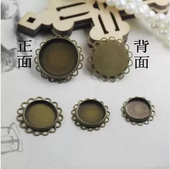 

Free shipping!! Copper plating pendant base 18mm Cabochon Setting base pendant Blanks