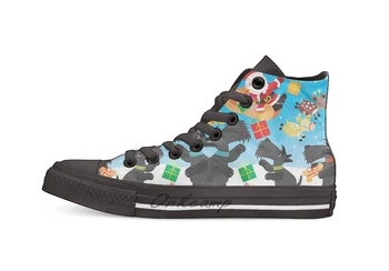 

Presents_Copyright © BonniePortraits on Redbubble.com Casual High Top Canvas shoes sneakers Light Walking Shoes