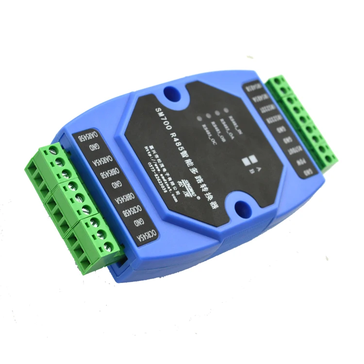 

SM700 intelligent multiplexer /RS485 to multiple RS485 / RS232 multiplexed RS485