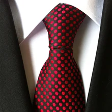 Mantieqingway галстук в горошек полиэстер пряжа 8 см галстуки для мужчин воротник рубашка шеи галстук широкий Gravatas Vestidos Corbata Cravat