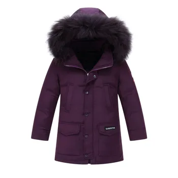 

2019 new trade children's wearchildren's down jacket long boys girls, kids fashion leisure warm down clothes