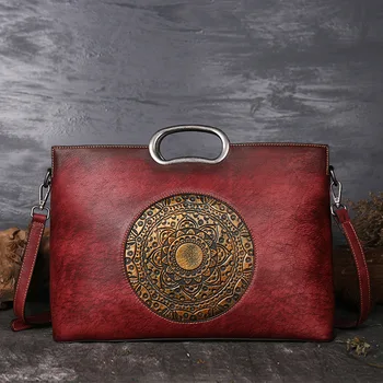 

100% Original Genuine Leather Large Handbag Women Big Bag Ladies Handbags Tote Leather Women Laptop Briefcase Satchel Bag