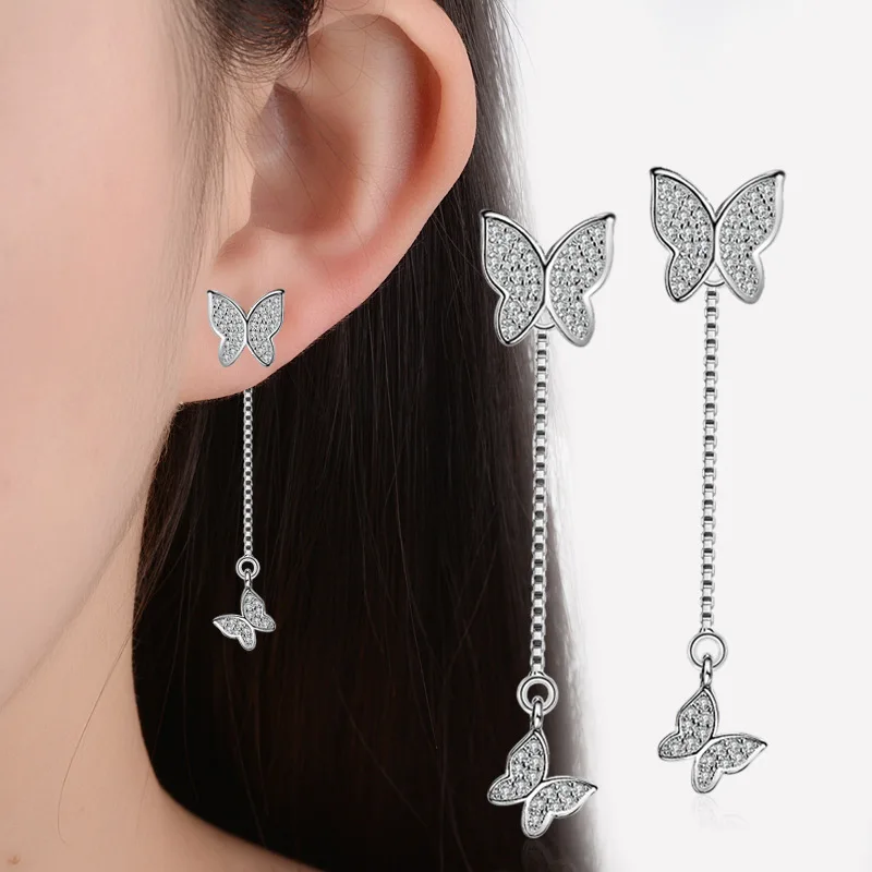 butterfly earrings dangle jewelry (3)