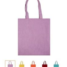 YILE подкладка хлопок лен эко хозяйственная сумка через плечо сплошной карамельный цвет 5 цветов на выбор 8731