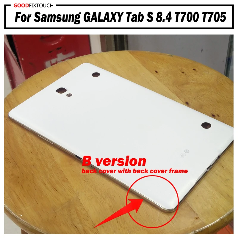 Высокое качество для samsung GALAXY Tab S 8,4 T700 T705 задняя крышка батарейного отсека задняя крышка Корпус Замена Дверей