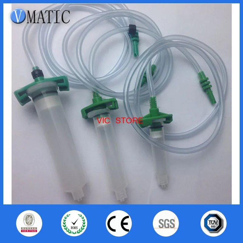 Quality 3pcs/lot Luer Lock Tip Dispenser Syringe Barrel Valve Robot Adapter With Plastic Tube/connector Quality 3pcs/lot Luer Lock Tip Dispenser Syringe Barrel Valve Robot Adapter With Plastic Tube/connector