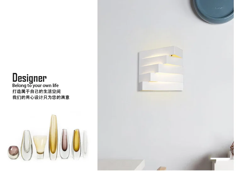 Artpad художественный дизайн, настенные светильники для спальни, современные светильники, металлические бра, E27 Светодиодный светильник для гостиной, для лестниц, балконного освещения