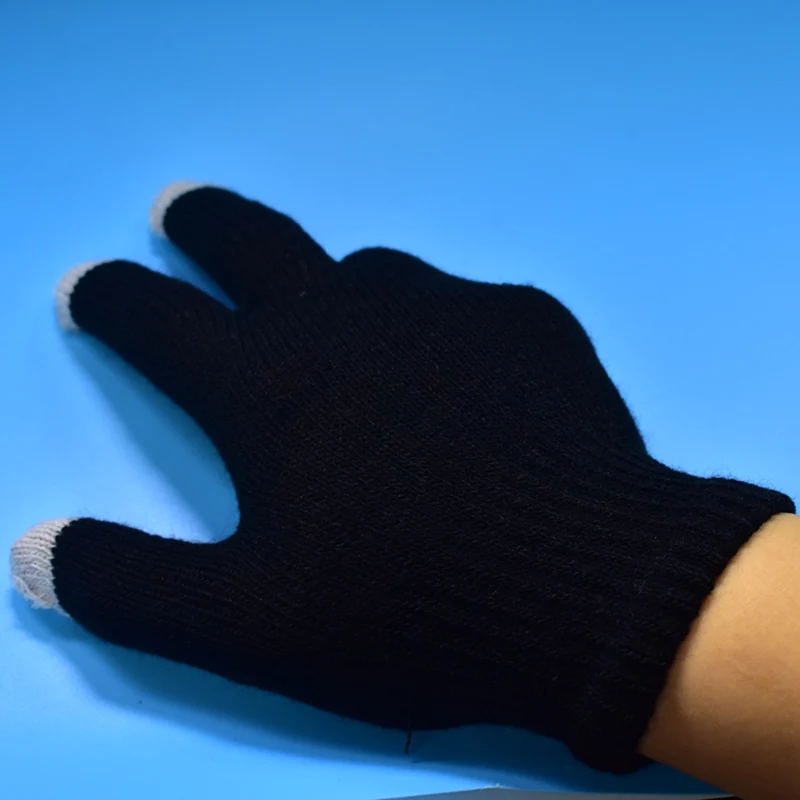 

FGHGF Working Gloves Winter Safety Gloves Cashmere Gloves Casual Touch Screen Warm Knitted Mittens Solid Driving Touch Phone