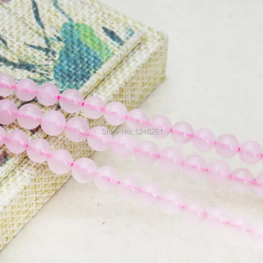 6mm Chalcedony Wholesale Accessories Crafts Loose Beads Stone DIY