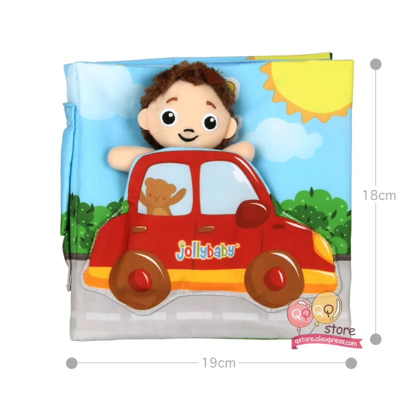 Educational Play Kid Baby Cloth Book Developmental Boy Girl Toys Intellige ht