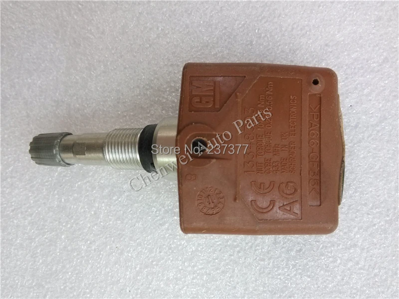 Для Opel Zafira C Astra Insignia 433MHZ TPMS сенсор OEM 13348393 датчик давления в шинах