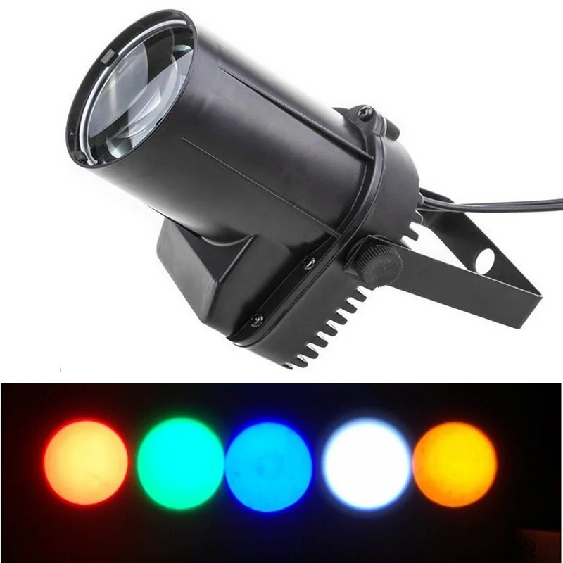 

5W Mini LED Pinspot AC90-240V Spotlights Stage Light Effect Single Color Beam Lamp for Discos Shop Bar Club Party Blind Corner