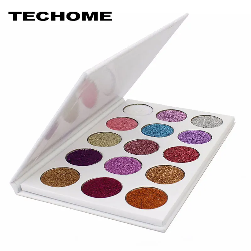

Professional 15 Color Diamond Glitter Eyeshadow Palette Pressed Rainbow Makeup Eye shadow Palette Eyes Cosmetics Set for Make up