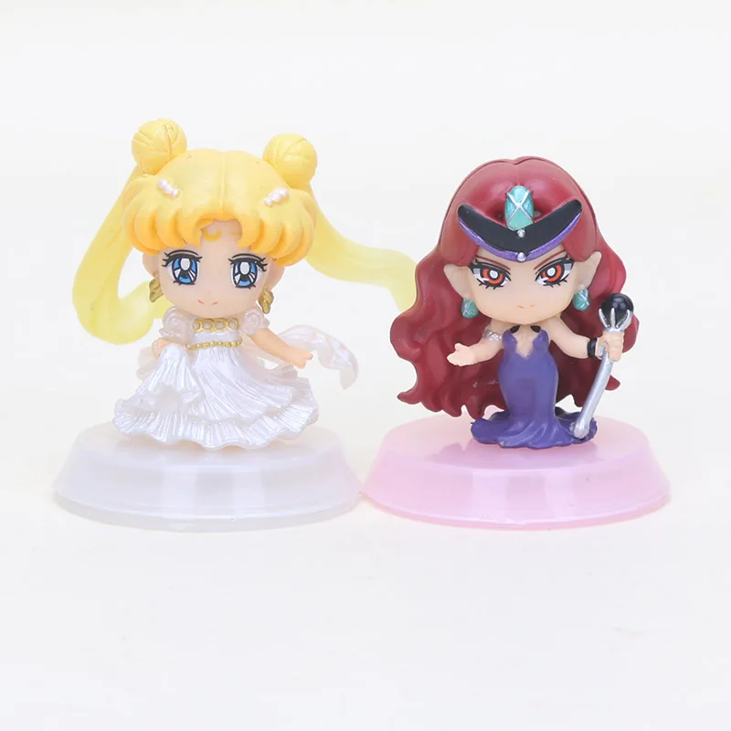 5 см Sailor Moon 25th anniversary Petit Chara Сейлор Мун темное Королевство ПВХ фигурка модель игрушки