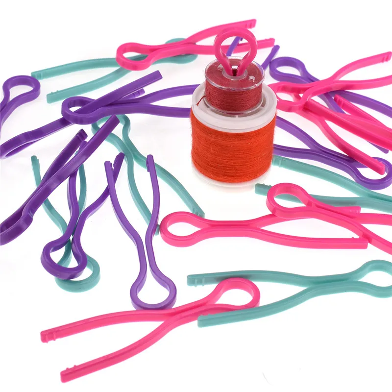 Bulk 12pcslot Bobbin Clamps Mix Colors Keep Your Bobbin Threads Matched Up with Your Thread Bobbins Thread Spools Sewing Tools (1)