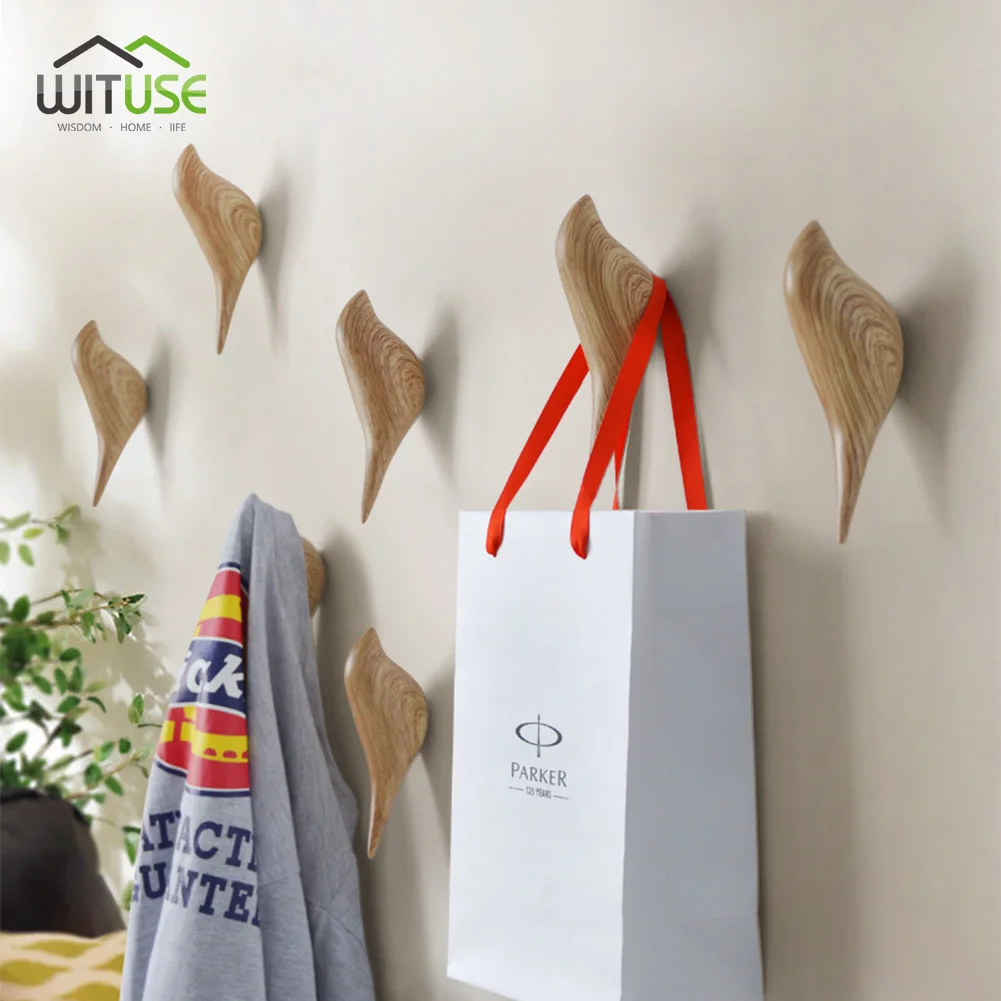 

Creative clothes hanging wall decoration wall hanging mysterious simple modern 3D bird hook for Bag Towel personalized clot