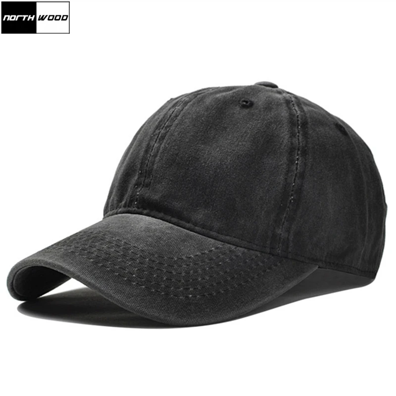 [NORTHWOOD] однотонная вымытая хлопковая бейсбольная кепка, Мужская классическая Бейсболка унисекс, кепка, кепка для мужчин, Кепка в стиле хип-хоп, Кепка для водителя грузовика