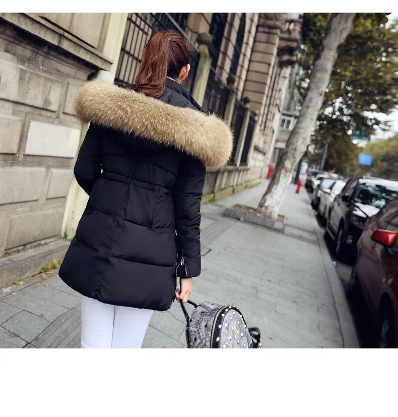 Зимняя куртка женская брендовая меховая с капюшоном женские пуховики хлопковые куртки и пальто плюс размер парки для женщин зимнее пальто парка YG