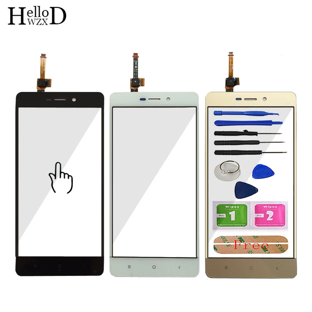 

Touch Screen Glass For Xiaomi 3 3S 3X 3 Pro Prime 3Pro Touch Screen Front Glass Panel Digitizer Lens Sensor 5.0" Tools Adhesive