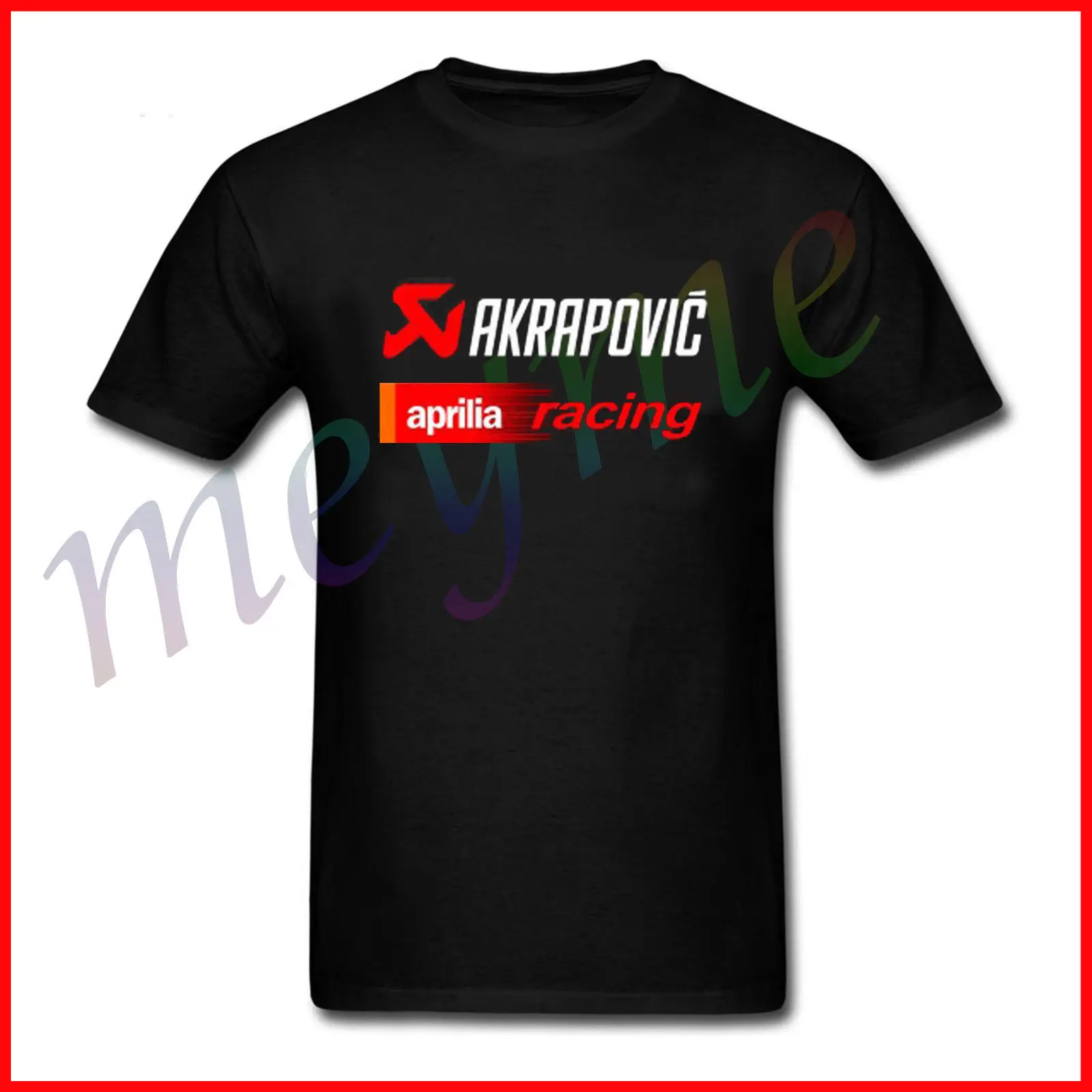

AKRAPOVIC APRILIA RACING MOTOCYCLE EXHAUST BLACK,BLUE T-SHIRT TEE SIZE S-2XL Cool Casual pride t shirt men Unisex Fashion