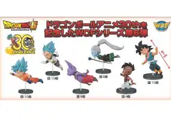 6 шт./компл. Dragon Ball Z Супер Саян Гоку Вегета аниме фигурку ПВХ Коллекция игрушечных фигурок для Рождественский подарок
