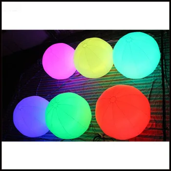 

Free shipment dia 1.5m 2015 new products ground inflatable led balloon