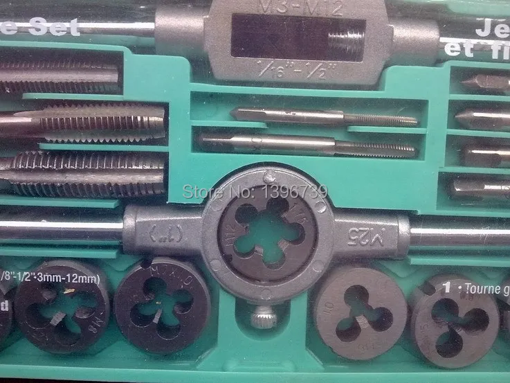 

Factory outlets Wire tapping die specifications Combination Set 20pcs M3 to M12