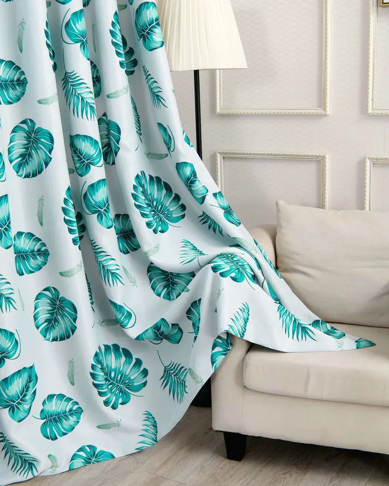 2-5bigmum leaves curtains