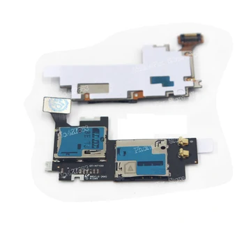 

100pcs/lot 100% Genuine for Samsung Note 2 N7100 SIM & Micro SD Card Reader Flex Cable free shipping