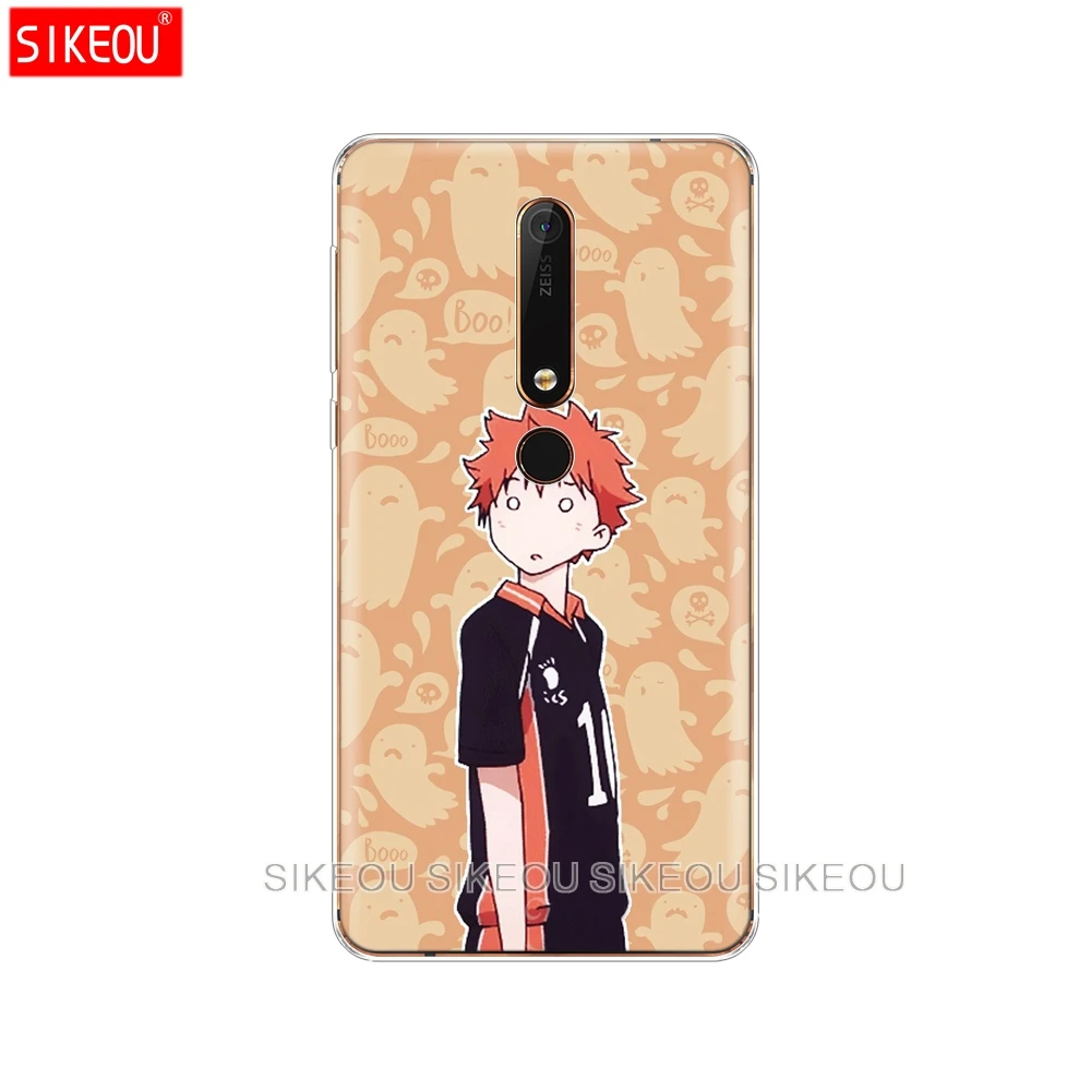 Силиконовый чехол для телефона Nokia 5 3 6 7 PLUS 8 9 /Nokia 1 2 2018 атаки Haikyuu Hinata Аниме Манга