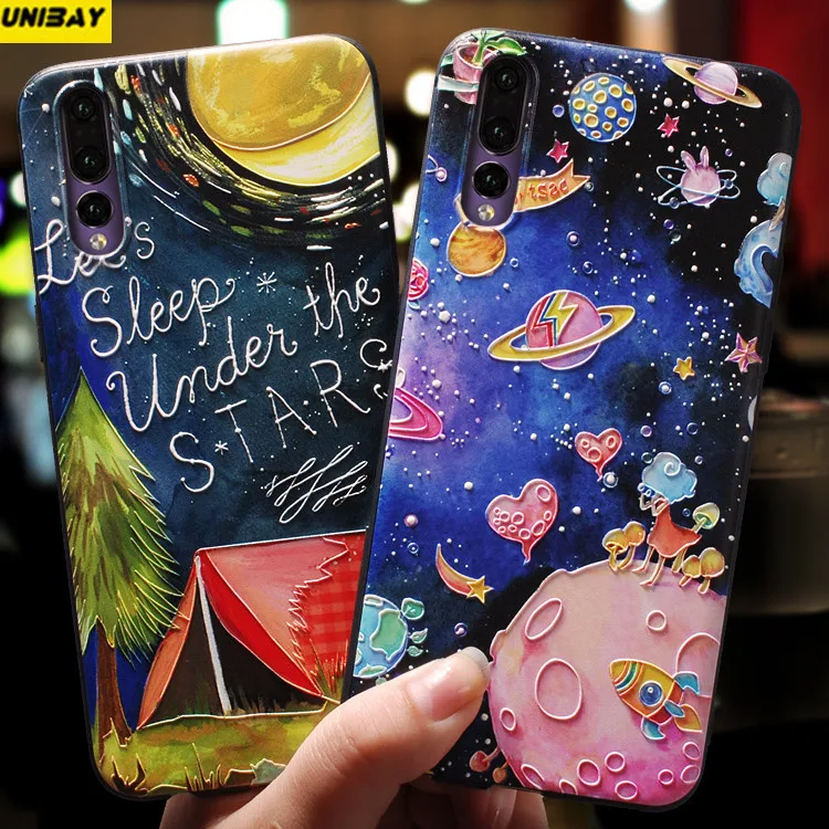 

Huawei P20 Pro case P20 Lite Cover Soft Silicon For P Smart Plus Nova 3e back Cover Matte Anti-Scratch Case