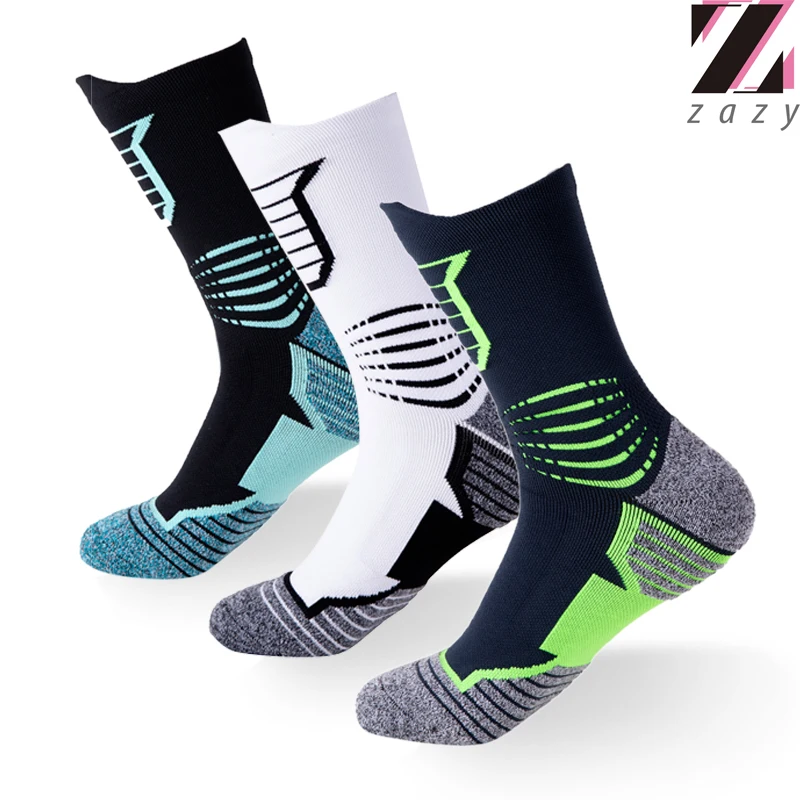 

Super Elite Cotton Sport Socks Basketball Cycling Running Sock Outdoor Long Tube Compression Athletic Socks