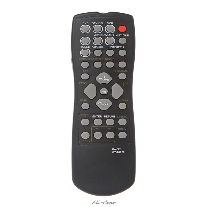 

1 Pc High Quality ABS Remote Control RAV22 WG70720 For Yamaha Amplifier CD DVD RX-V350 RX-V357 RX-V359 Black