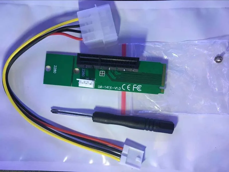 Карточка для майнинга карта памяти M.2 NGFF на PCI E X4 адаптер настольного ПК|pci-e x4|ngff