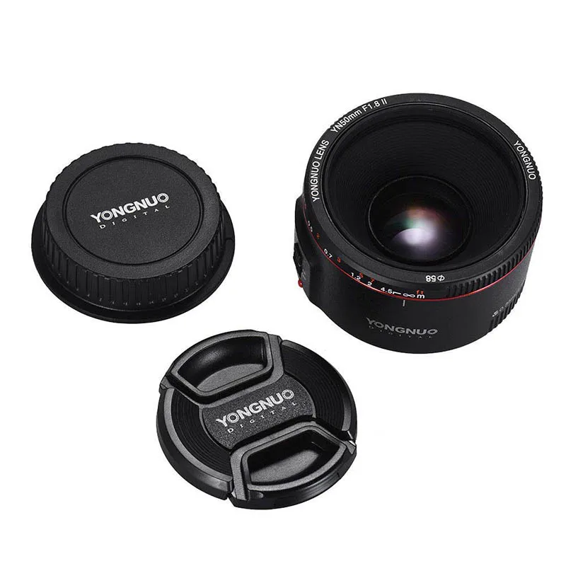 YONGNUO YN50mm F1.8 II Стандартный объектив с фиксированным фокусным ...