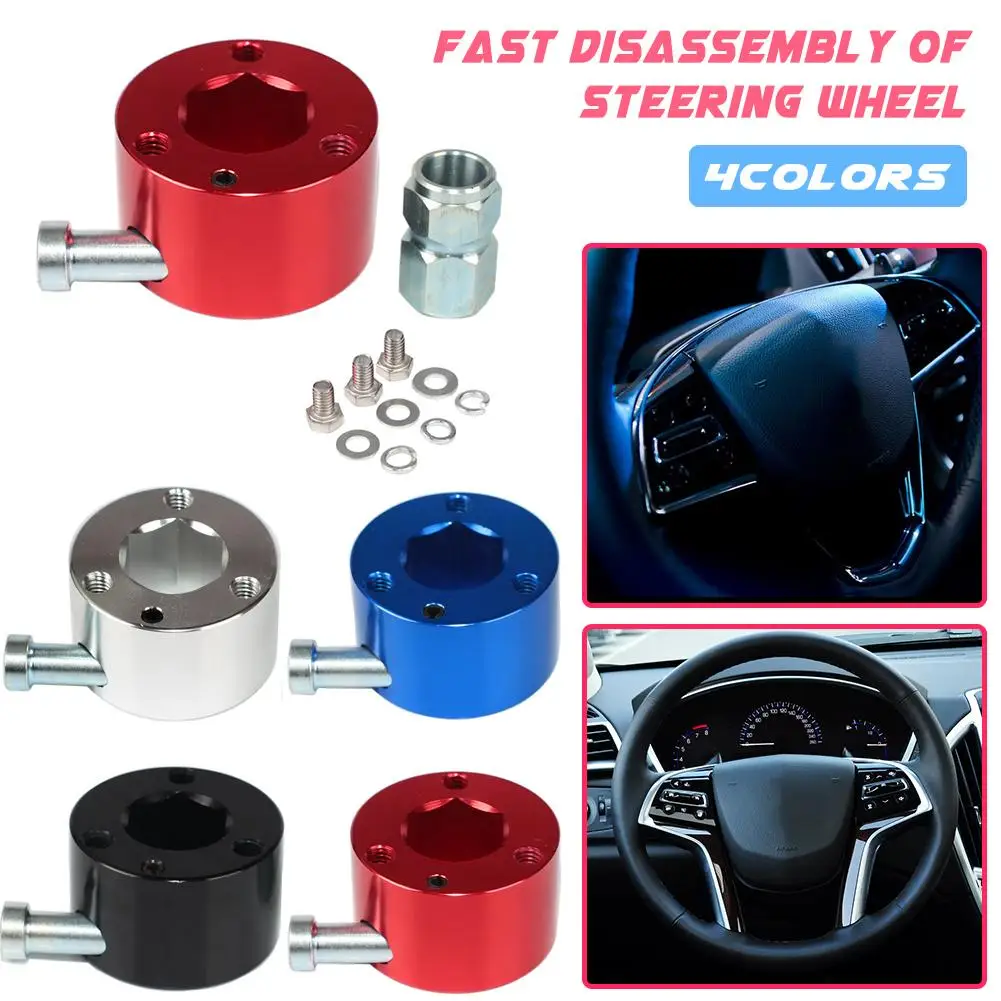

High Quality Car Repair Tools Steering Wheel Quick Release Device Base 3-Hole Steering Wheel Center Disconnector 3/4 "Shaft Size