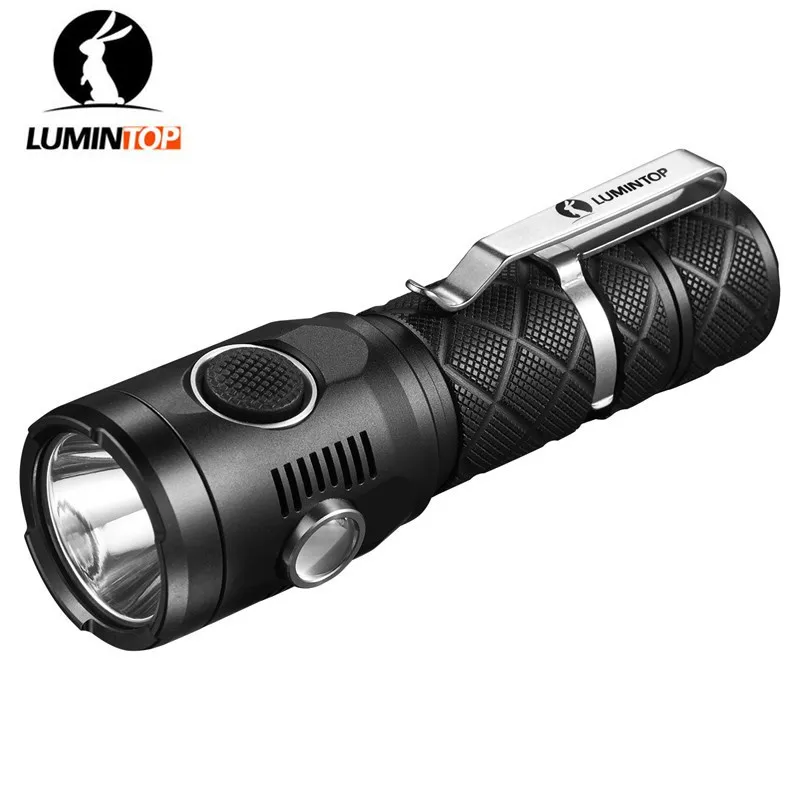 Lumintop sdmini II XP-L Hi 920lm USB Перезаряжаемые светодиодный фонарик с боковой свет мощный 18650/CR123A LED свет факела кемпинг