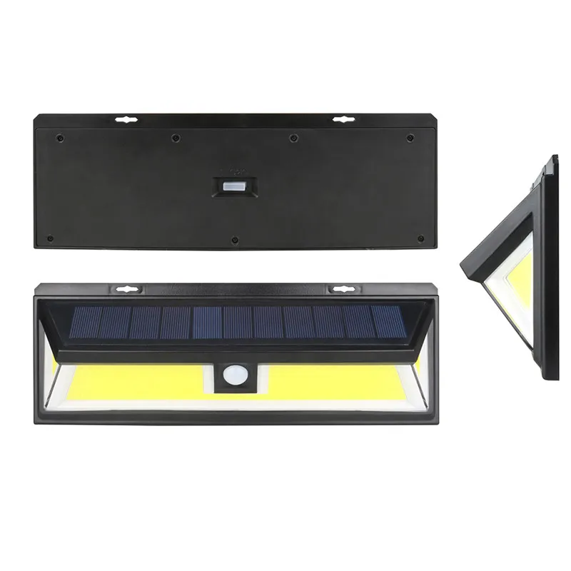 180 chip COB Solar light Waterproof Solar Rechargeable PIR Motion Sensor Night Outdoor Wall lamp for garden decoration
