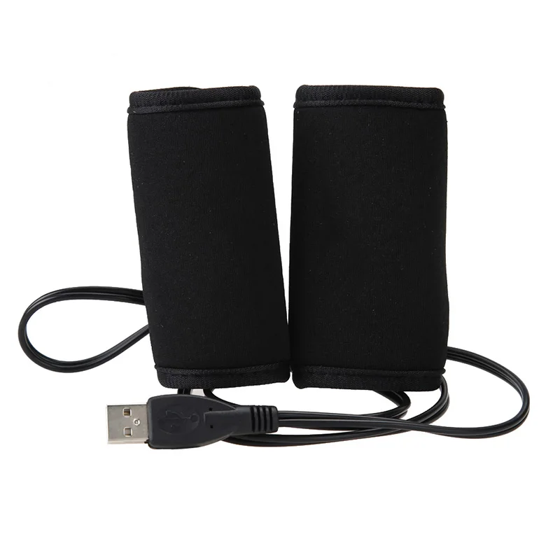 ใหม่ล่าสุด 1 คู่ 7/8 นิ้วรถจักรยานยนต์ Heated Grips USB ไฟฟ้าจักรยาน