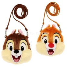 Новая мода Дейл и чип обувь для девочек Дети Мини Плюшевые курьерские Сумки детские мягкие портмоне детей