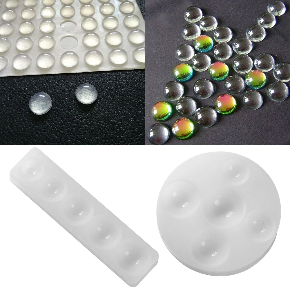

NEW 1PC Oval Square Round Resin Casting Jewelry Making Epoxy Crystal DIY Pendant Mirror Craft Silicone Molds Gift Baking Dishes