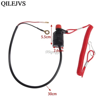 

Hot Safety Tether Lanyard Motorcycle Accessories Universal Boat Outboard Engine Motor Kill Stop Switch Motorcycle Switches