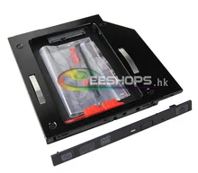 Perfect Universal 9.2mm 9.5mm Laptop 2nd HDD SSD Caddy SATA3 Second Solid State Hard Disk Dual LED Shockproof Optical Drive Bay