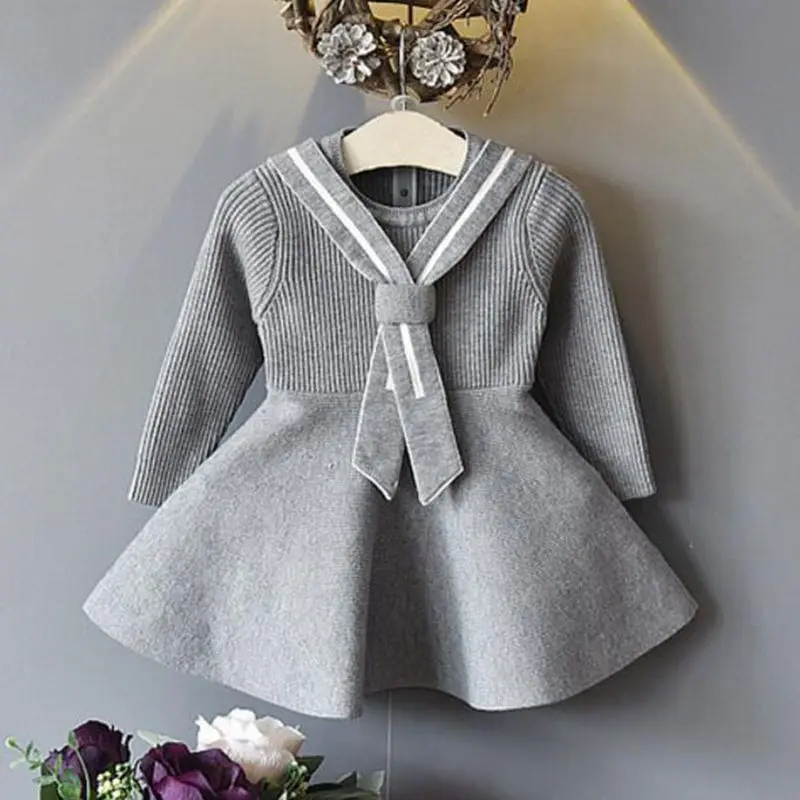 Robes De Printemps Pour Filles Robes De Princesse En Tricot A Manches Longues Vetements D Automne Pour Bebes Filles Jw2538a Bonne Qualite 17 Aliexpress