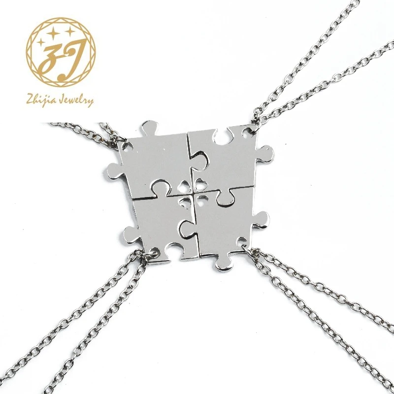 Новинка Лидер продаж ожерелье Zhijia BFF в 3 стилях для 4 лучших друзей Очаровательное