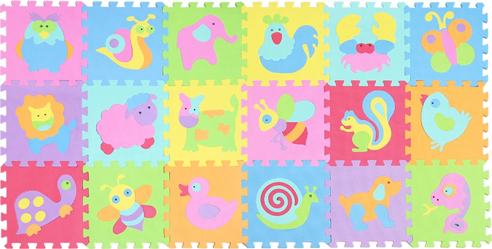 colourful play mat
