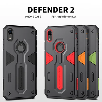 

For Apple iPhone X XR XS MAX Case Nillkin Defender 2 Shockproof Armour Slim Cases For iPhone 7 8 Plus Rugged Shield Back Covers
