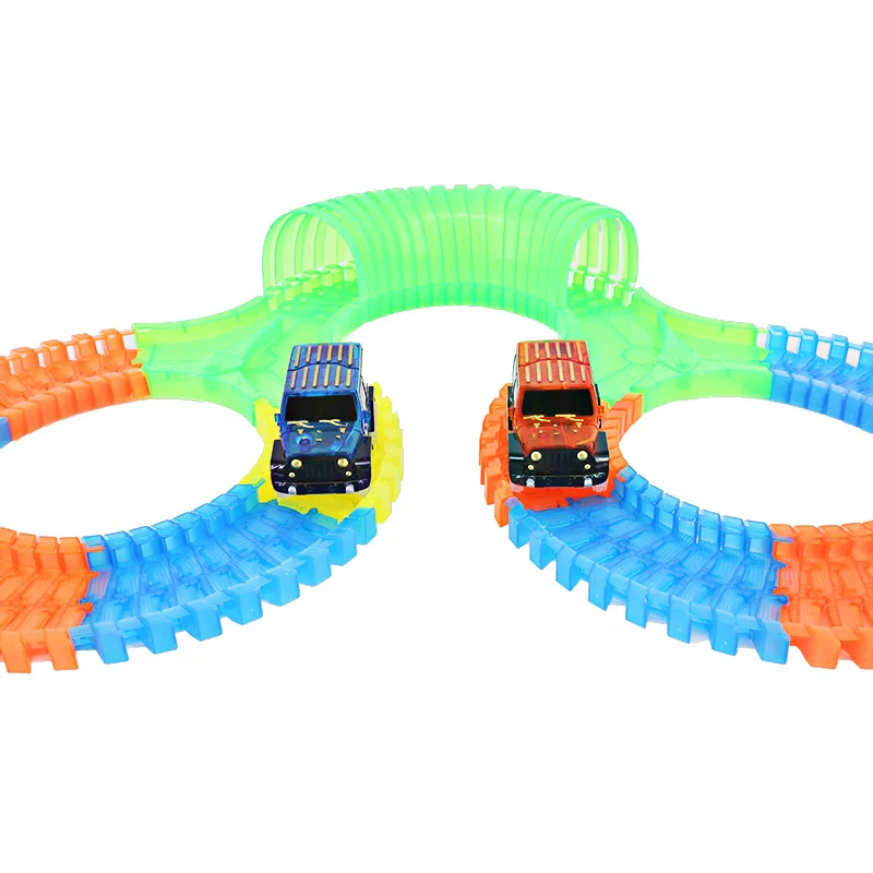 

22pcs/lot Spare Parts for Magic Racing Tracks That Bend,Flex ,Glow in the dark,Color Random, Puzzle Educational Toys Kids gifts