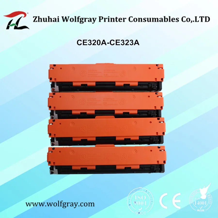 Тонер картридж YI LE CAI совместимый с 128A 320a ce320 CE320A CE321A CE322A CE323A для HP LaserJet CP1525n/CP1525nwPro