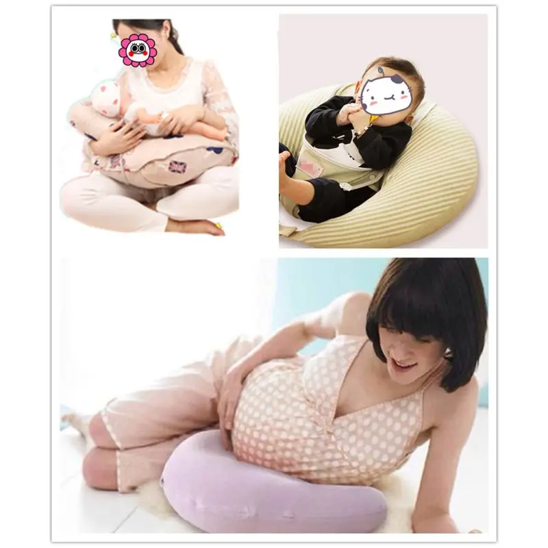 

Baby Nursing Maternity Baby Breastfeeding Pillow Infant Cuddle U-Shaped Cotton Feeding Waist Cushion Detachable